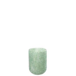 CANDLEHOLDER FORE GLASS GRN MEDIUM