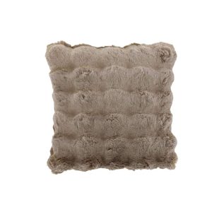 CUSHION WAVE POLYESTER TAUPE