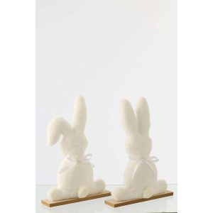 RABBIT POLYESTER WHITE LARGE ASSORTMENT OF 2