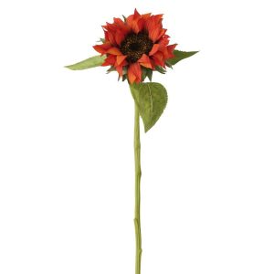 SUNFLOWER REAL TOUCH FABRIC TERRACOTTA