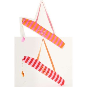 BEACH MAT SUMMER/BISOUS STRIPED POLYPROPYLENE MULTI ASSORTMENT OF 2