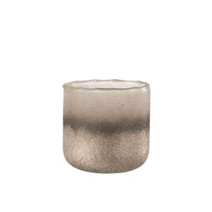 HURRICANE CAMILLE GLASS PINK LARGE