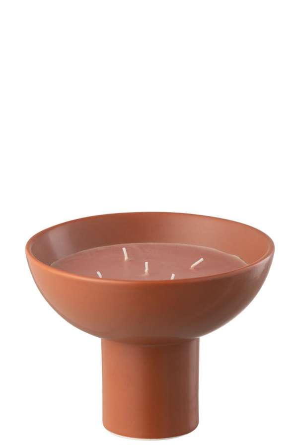 SCENTED CANDLE CERAMIC CUP AMBER-12H