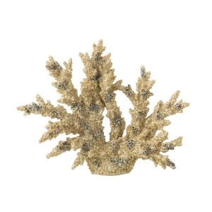 CORAL POLYRESIN BROWN/GOLD EXTRA L