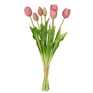 BOUQUET TULIPS 7PIECES PU PINK LARGE