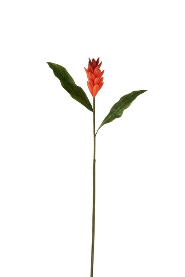BRANCH LILY PLASTIC ORANGE LARGE