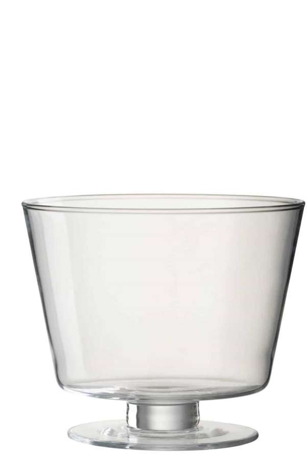 VASE OLIVIA TRANSPARANT GLASS