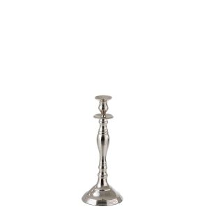 CANDLEHOLDER CLASSIC ALUMINIUM SILVER SMALL