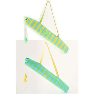 BEACH MAT SUNSHINE/SMILE STRIPED POLYPROPYLENE MULTI ASSORTMENT OF 2