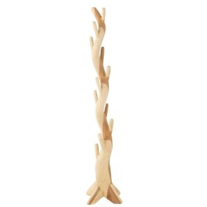 COAT RACK TEAK WOOD NATURAL