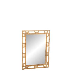 WALL MIRROR RING RATTAN NATURAL SMALL