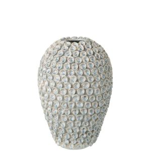 VASE MILAN CLAY LIGHT BLUE LARGE