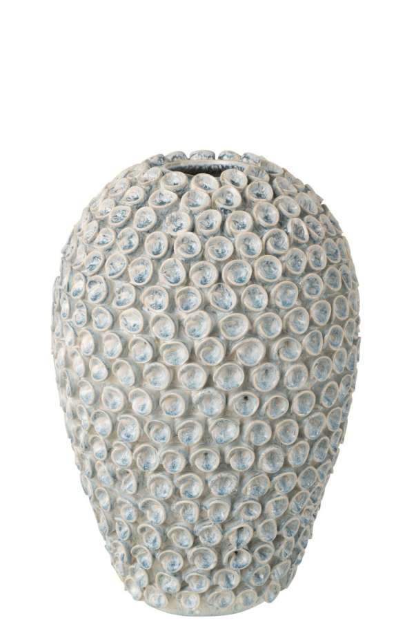 VASE MILAN CLAY LIGHT BLUE LARGE