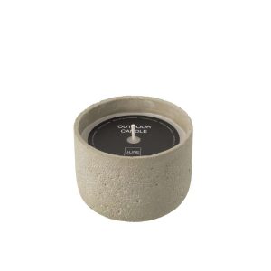 OUTDOOR CANDLE 31H ROUND PARAFFIN LIGHT GREEN MEDIUM