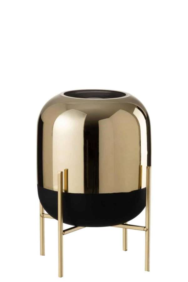 HURRICANE ON FOOT GLASS BLACK/GOLD SMALL