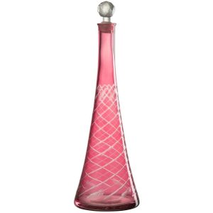 CARAFE STEM GLASS RED