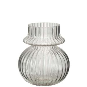 VASE KANO GLASS TRANSPARENT LARGE