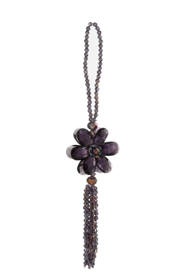 HANGER PEARL PLASTIC PURPLE LARGE