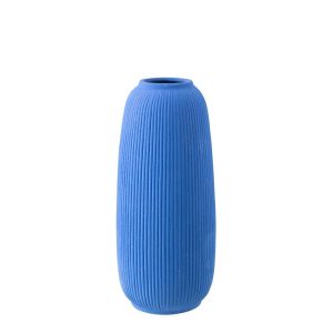 VASE RUBY DOTS STONEWARE BLUE LARGE