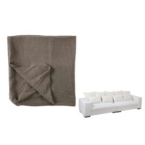 COVER FOR SEAT+9CUSHIONS MONACO LINEN XL DESERT TAUPE