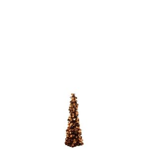 TREE SPARKLING POLYSTYRENE BROWN SMALL