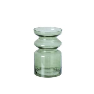 VASE GLASS OLIVE SMALL