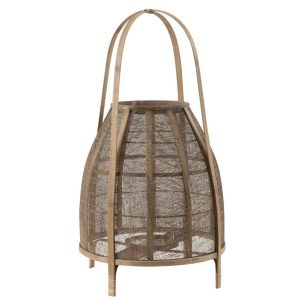 LANTERN HOOD BAMBOO NATURAL LARGE