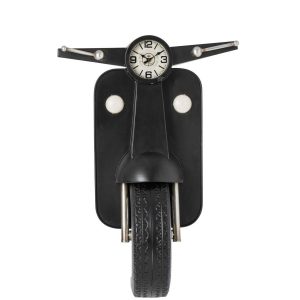 WALL CLOCK METAL BLACK