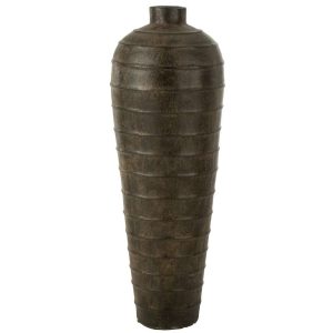VASE ISABEL CEMENT BROWN