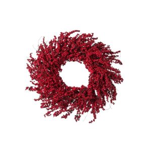 WREATH BERRIES FOAM CHRISTMAS RED