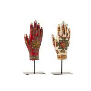 HAND ON STAND DELHI MANGO WOOD MIX ASSORTMENT OF 2