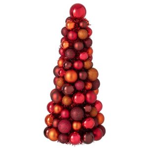CONE CHRISTMAS BAUBLES PS MULTI