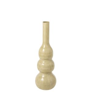 VASE IRON LIGHT GREEN