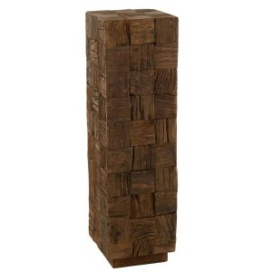 PILLAR WOOD NATURAL LARGE