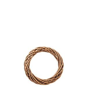 WREATH WICKER NATURAL/RUST BROWN MEDIUM