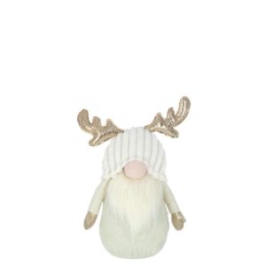 GNOME ANTLERS TEXTILE BEIGE SMALL