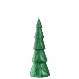 CANDLE PINE TREE PARAFFIN GREEN LARGE