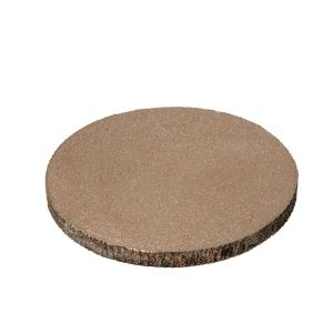 DECORATIVE TRAY GLITTERS BARK BROWN LARGE