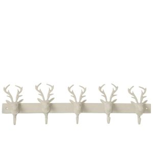 COAT RACK DEER ALUMINIUM OFF-WHITE