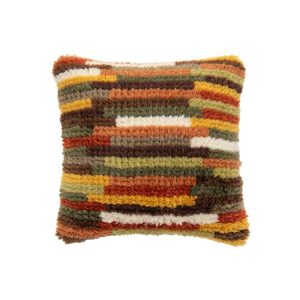 CUSHION GEOMETRIC WOOL MULTI