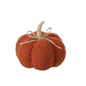 PUMPKIN FABRIC RUST BROWN LARGE