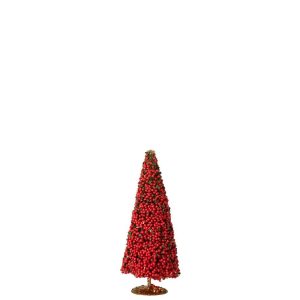 TREE BERRIES SYNTHETIC CHRISTMAS RED SMALL