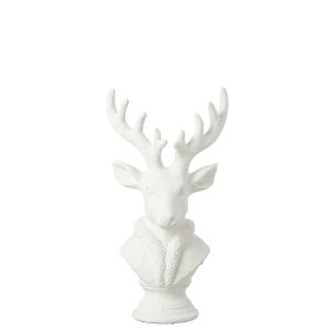 DEER POLYRESIN WHITE SMALL