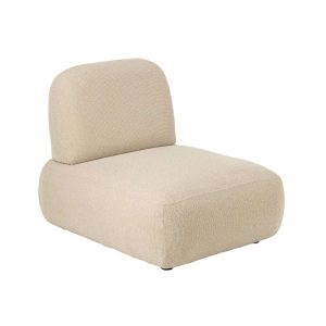 MODULAR SOFA OLIVIA PLYWOOD/FABRIC ECRU