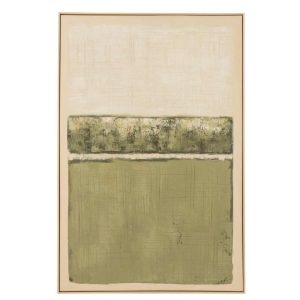 PAINTING RECTANGLES PINEWOOD BEIGE/DARK GREEN