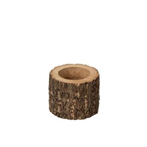 FLOWERPOT TREE TRUNK PAULOWNIA WOOD NATURAL SMALL