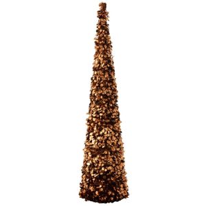 TREE SPARKLING POLYSTYRENE BROWN EXTRA LARGE
