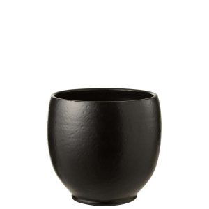 FLOWERPOT YING CERAMIC BLACK LARGE