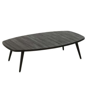 COFFEE TABLE RECTANGULAR RECYCLE TEAK BLACK