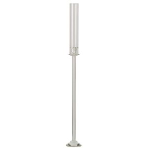 CANDLE HOLDER CRYSTAL TRANSPARENT